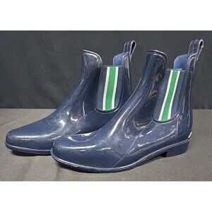 Lauren Ralph Lauren Tally II-BO-RAI Navy Blue Rain Boots Size 9 NWOT NEW